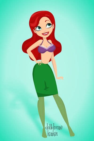 Princess Pin Up Ariel By Fairyaya On Deviantart Disney Little Mermaids Disney Princess Ariel