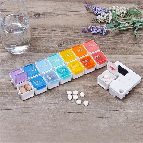 One Week Electronic Reminder Pill Smart Box R Automatic Alarm Smart