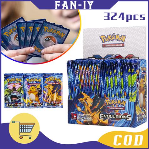 Jual 324Pcs Kartu Pokemon Inggris Ori Kartu Pokemon Satu Kotak