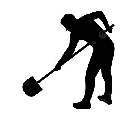 Icon Man Digging Person Man Hard Vector Person Man Hard Png And