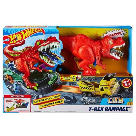 HOT WHEELS CITY ATAK T REXA ZESTAW TORÓW GFH88 8506058012 oficjalne archiwum Allegro Hot