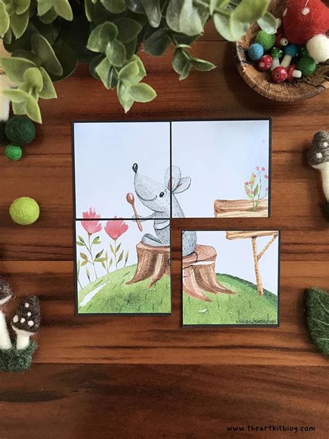 Printable Puzzles for Kids - Cute Garden Mouse Theme! {FREE PRINTABLE ...