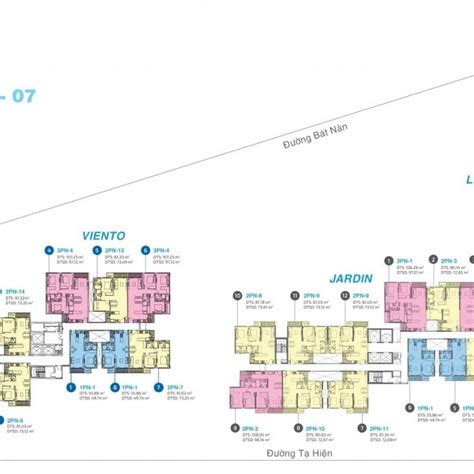 Mặt Bằng Layout One Verandah Quận 2 Property 168