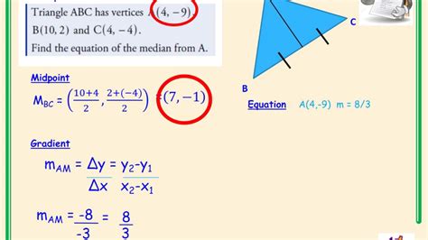 Higher Mathematics Straight Line Video 7 Median Youtube