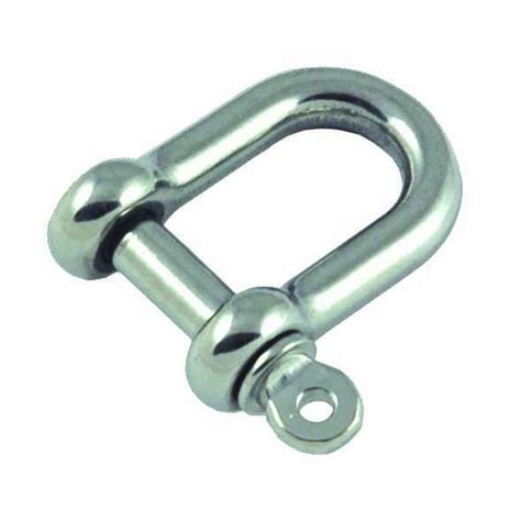 Stainless Steel Dee Shackle Captain Watts Chandlery