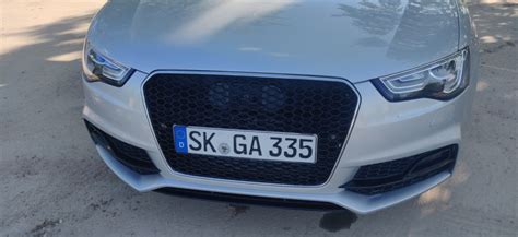 Чёрный Шильдик Ауди — Audi A5 Sportback (1G), 2 л, 2010 года ...