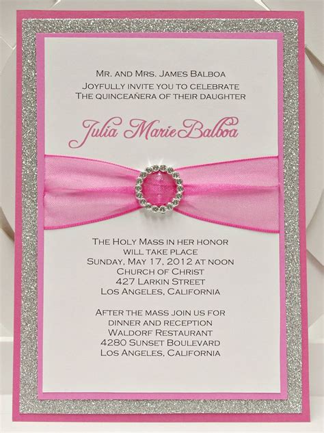 Free Quinceanera Invitations Templates | Sweet sixteen invitations ...