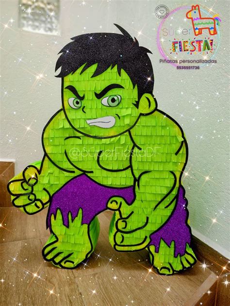 Piñata Hulk Piñatas de hulk Piñatas para niños Piñata de cerveza