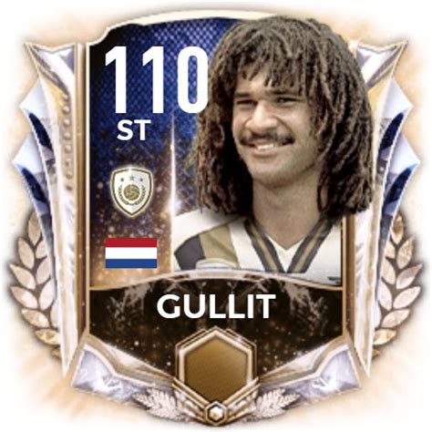 Fifa Mobile Prime Icon Gullit Ovr In Fifa Fifa Card Mobile