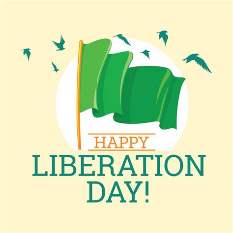 Happy Liberation Day Greeting Card 207755 Vector Art At Vecteezy