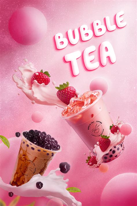 Bubble Tea Poster Behance