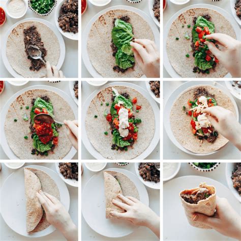 Quick Healthy Bean Burritos Wallflower Kitchen