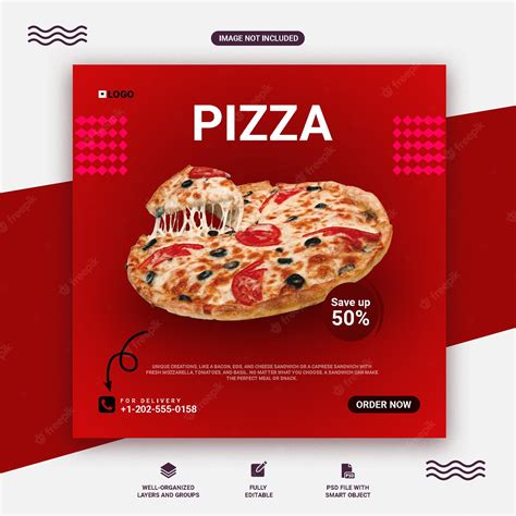 Premium Psd Food Social Media Post Psd Template