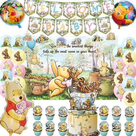 Decoraci N De Fiesta De Cumplea Os De Winnie The Pooh Cartel De Globo