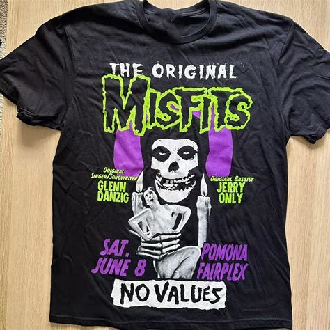 Reprint The Misfits No Values Festival Pomona 2024 T Shirt