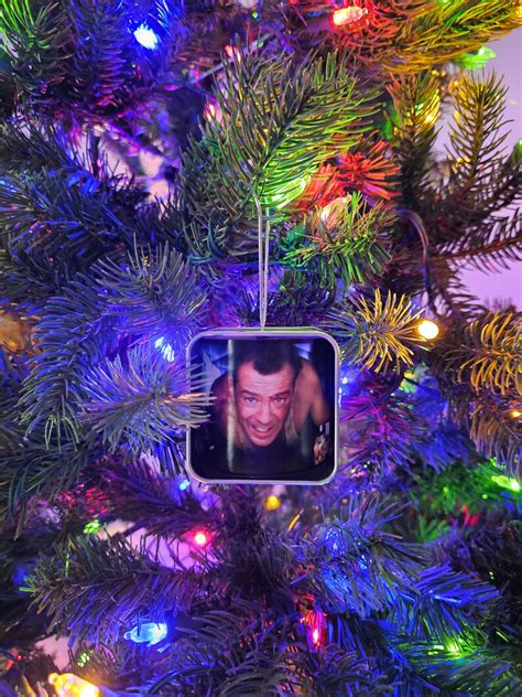Die Hard Ornament John Mcclane In Duct Work Etsy