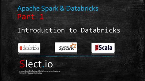 Apache Spark And Databricks Get Started With Databricks Part 1 Youtube