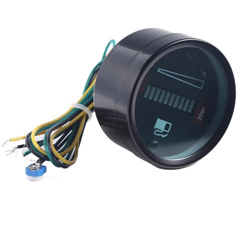 Medidor De Gasolina Combustivel Led Carro Lanchas Universal R