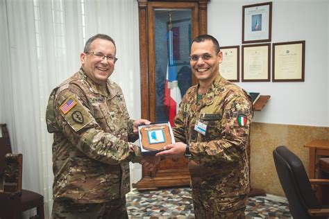 Dvids Images Ten Col Daniele Angelo Grasso Exchanging Ts With