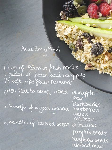 Fresh & Tasty Acai Berry Bowl Recipe | Wren Kitchens