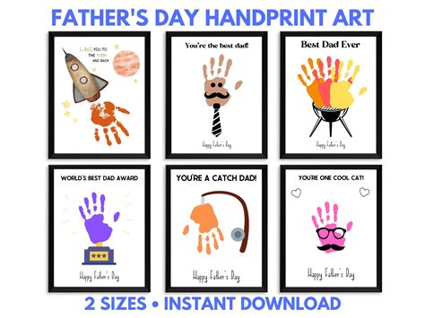 Make Fathers Day Extra Special This Year With These Handprint Art