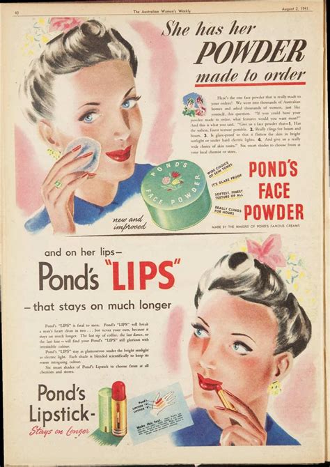 Issue 2 Aug 1941 The Australian Womens Week Vintage Makeup Ads