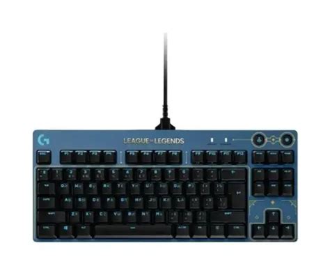 Клавиатура Logitech Pro X Tactile League of Legends (920-010533) UK ...