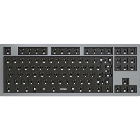 Keychron De Layout Keychron Q Barebone Iso Gaming Keyboard Grey Hot Swap Aluminum Frame