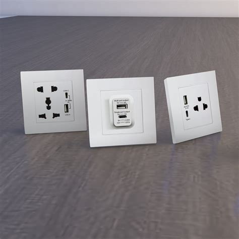 Artdna Double Ports 12v Usb Charger Socket White China 12v Usb Socket And 12v Socket To Usb