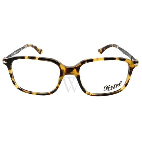 Persol 51 Mm Brown And Beige Tortoise Eyeglass Frames World Of Watches