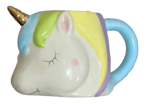 Taza Ceramica En Forma De Unicornio Meses sin interés