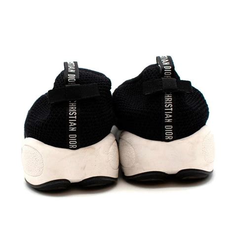 Christian Dior Black Slip On Trainers With Bow Details Size 36 For Sale At 1stdibs Dior Trainers