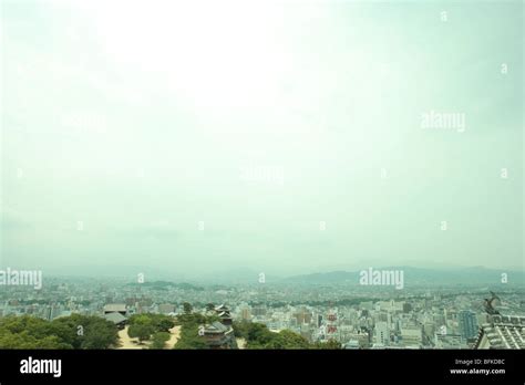 City View From Matsuyama Castle Stock Photo Alamy
