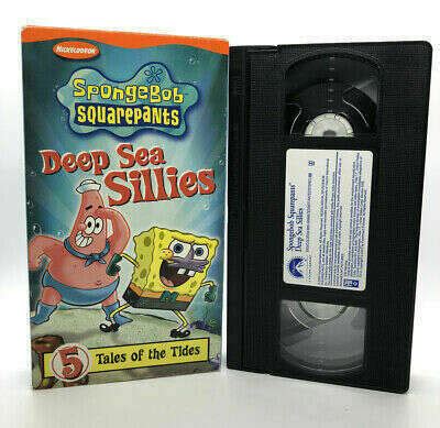 Spongebob Squarepants Deep Sea Sillies Audiovisual Recordings Vhs