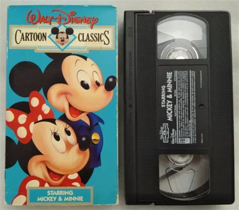 Vhs Walt Disney Cartoon Classics Vol 6 Avec Mickey Minnie Vhs