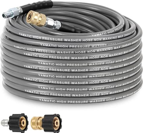 Yamatic Non Marking Psi Pressure Washer Hose Ft For Hot