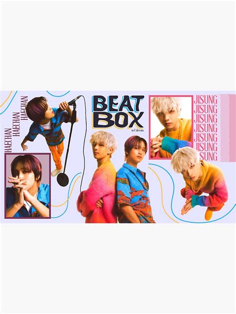 Nct Dream Beatbox Haechan And Jisung Sticker For Sale By Kajamyrae