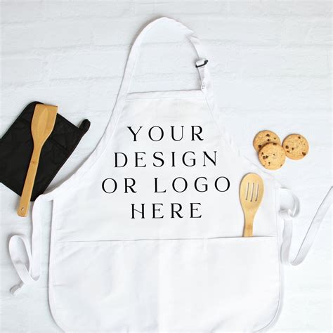 Personalised Apron With Your Logo Custom Logo Apron Custom Etsy