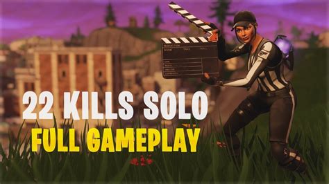 22 Kills Solo Console Fortnite Youtube