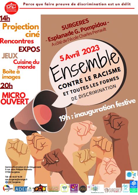 SURGERES ENSEMBLE CONTRE LE RACISME ET TOUTES LES FORMES DE