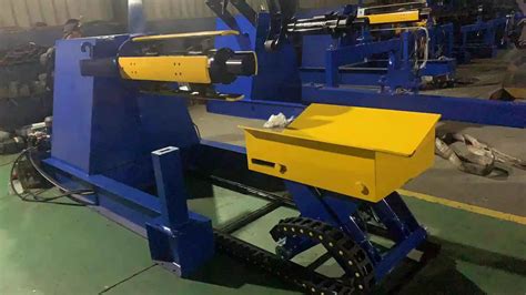 Tons Automatic Hydraulic Steel Coil Decoiler With Car Buy Hydraulic