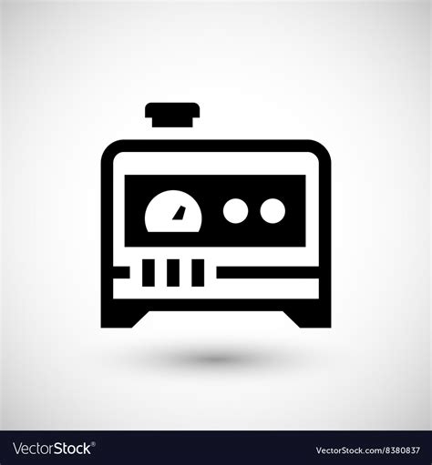 Electric Generator Icon Royalty Free Vector Image