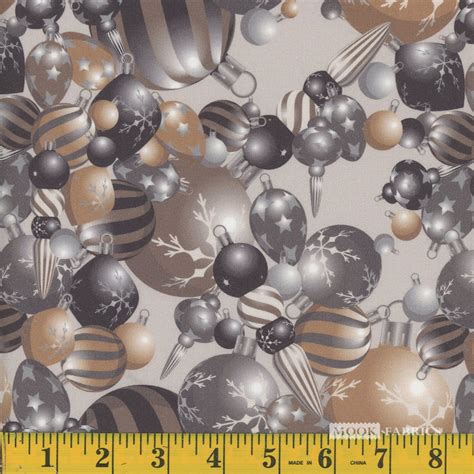 Cotton 100 45 Mk 2023 Christmas Ornaments Mook Fabrics