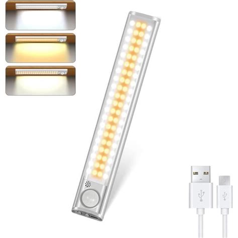 Reglette Led Cuisine Sous Meuble Usb Lampe De Placard Armoire Sans