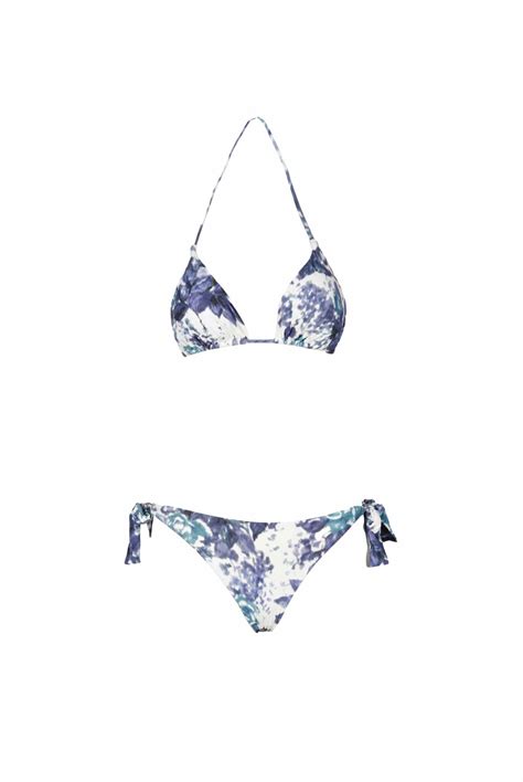 Luisa Beccaria Triangle And Slip Bikini Pink Monet