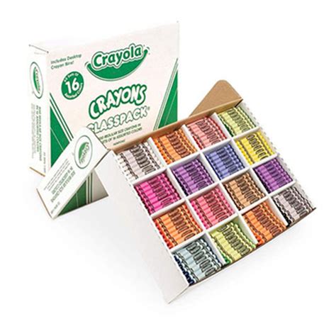 Crayola Crayons Classpack 800 Pieces 16 Colors Quality Art Inc