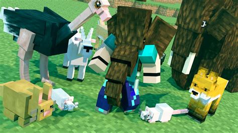 Minecraft Mods MORPH HIDE AND SEEK Mo Creatures Mod YouTube