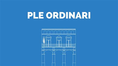 Ple Ordinari Youtube