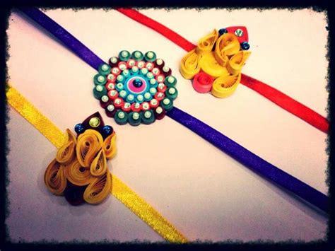 Pin By Trupti S Craft Framed Paper Q On Paper Quilling Rakhis Paper