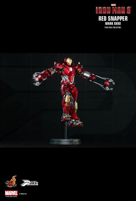 Jualhottoys Hot Toys Iron Man Red Snapper Mark Xxxv Pps